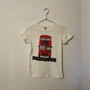 White Mumford & Son’s Graphic Tee, YLG